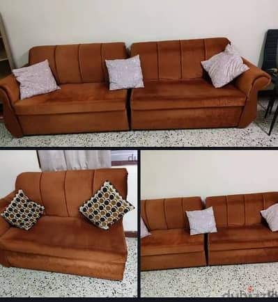 URGENT sofa set 2+2+2 seater