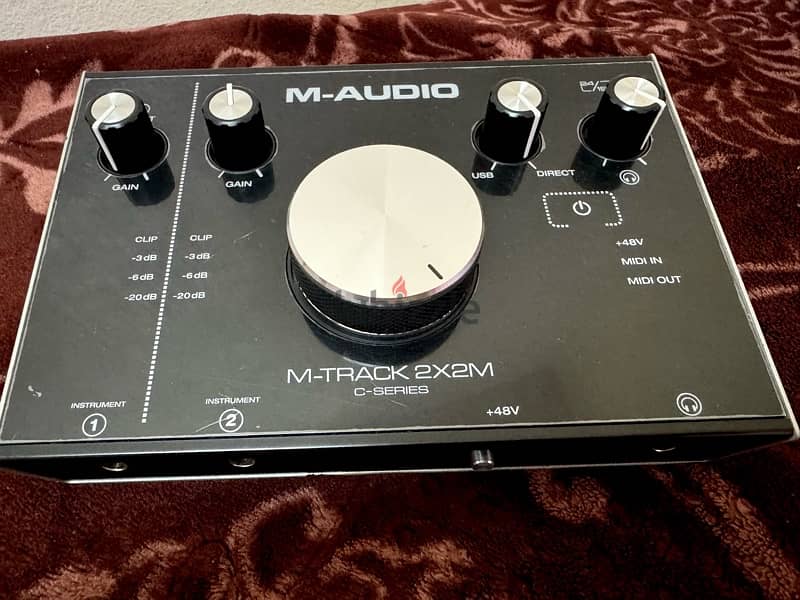 M-Audio M-Track 2x2M C-series sound Card  With cable 5