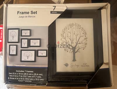 Pictures frames set 7 pieces