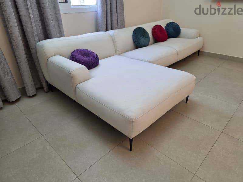 Lshape sofa very good condition 1