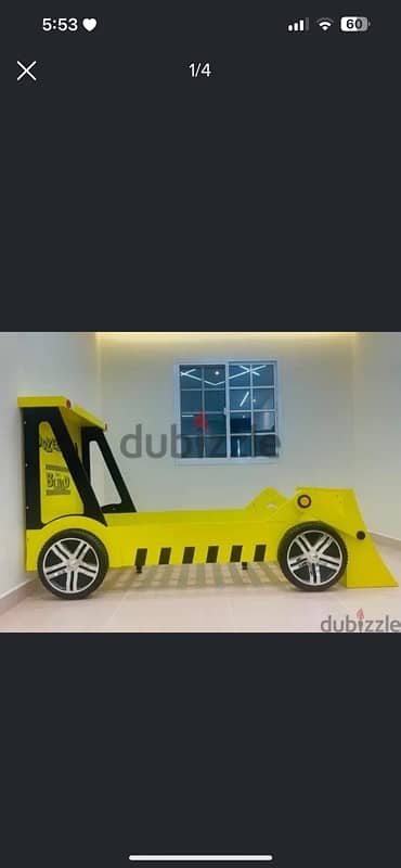 bulldozer bed for kids