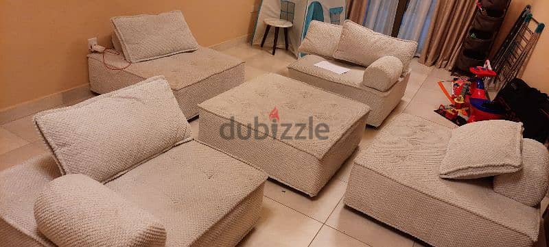 Royal design Sofa cum doctor matteress bed cum iftar party set 1