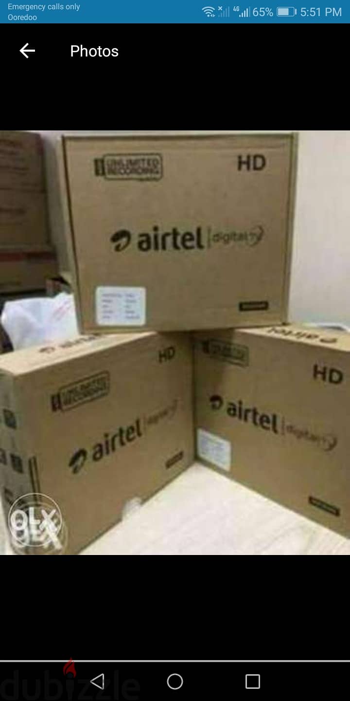 New Airtel hd box with free subscription 0