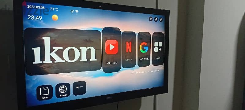 43 inchLG TV with ikon smart tv player 1