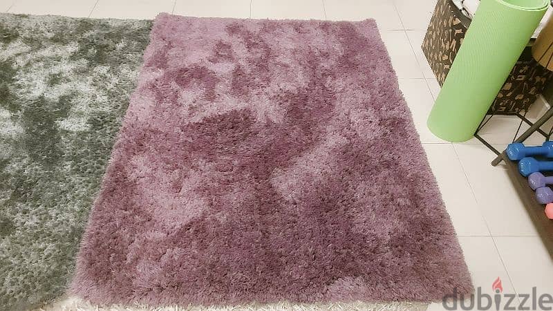 purple shaggy carpet 5