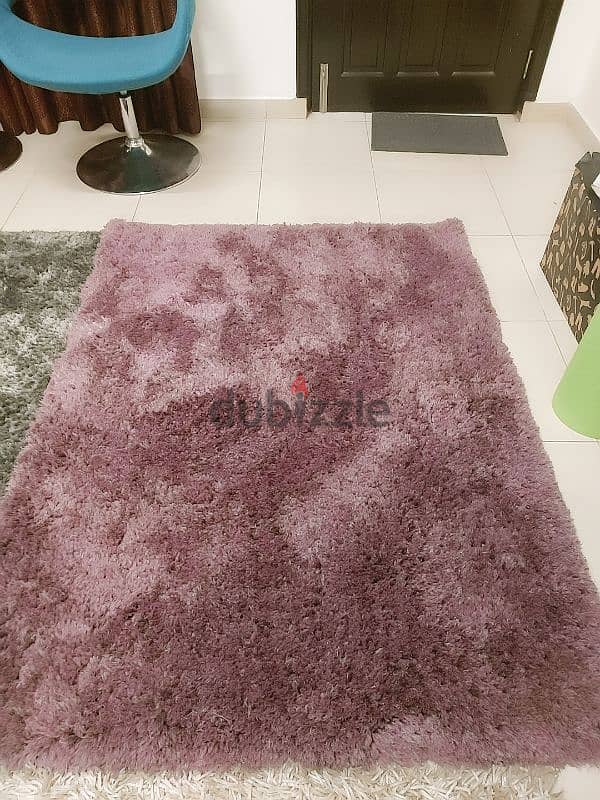 purple shaggy carpet 7