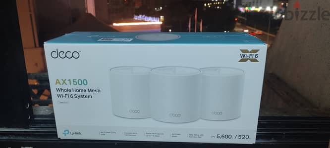 Brand New Whole Home Mesh WiFi 6 System (Deco AX1500) – OMR 65 Only!