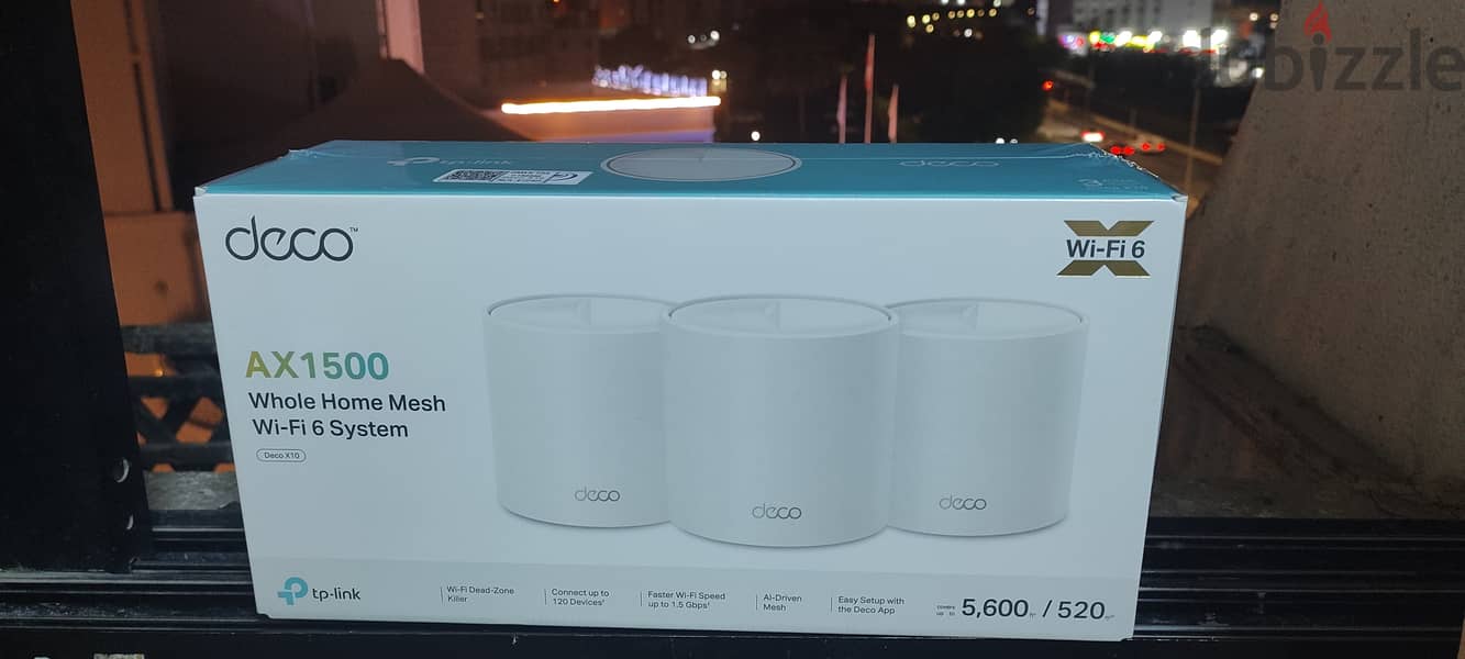 Brand New Whole Home Mesh WiFi 6 System (Deco AX1500) – OMR 65 Only! 0