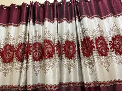 blind curtains with rod