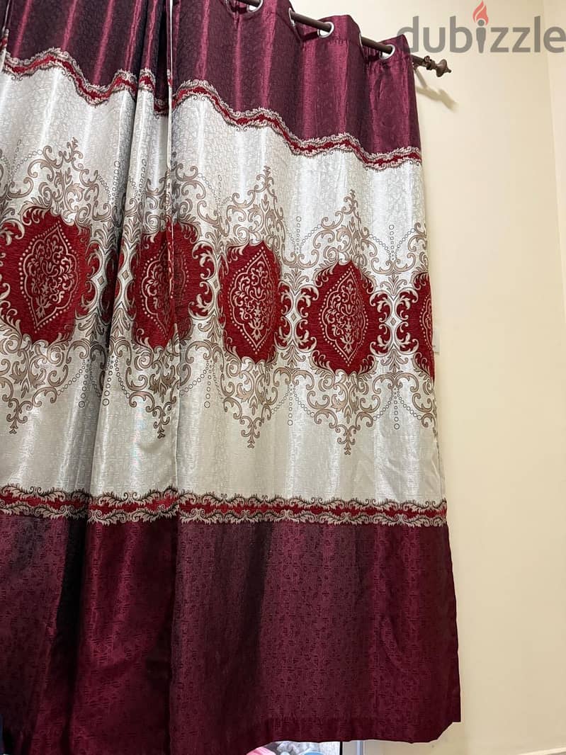 blind curtains with rod 1