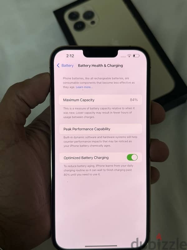 iPhone13pro max in very good condition from the first user 7