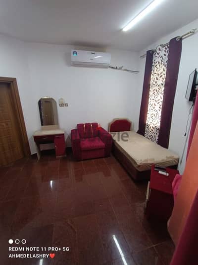 Furnished studio for rent in North Ghubrah