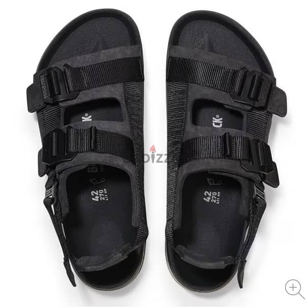 BIRKENSTOCK Shinjuku Natural Leather/Textile - Black 0