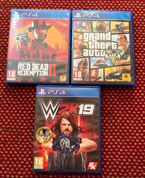 ps 4 slip 3 games 2 control in good condition for more contact me 2