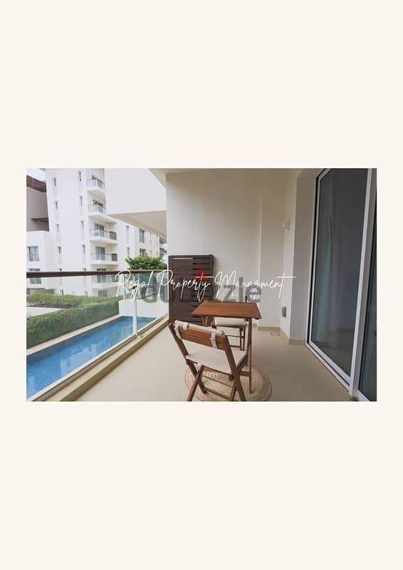 Truly amazing1 bedroom apartment In Almouj pool view 2