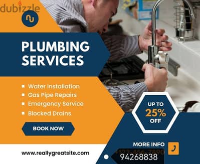 plumber And house maintinance repairing 24 services