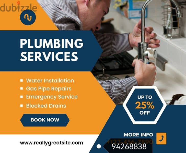 plumber And house maintinance repairing 24 services 0