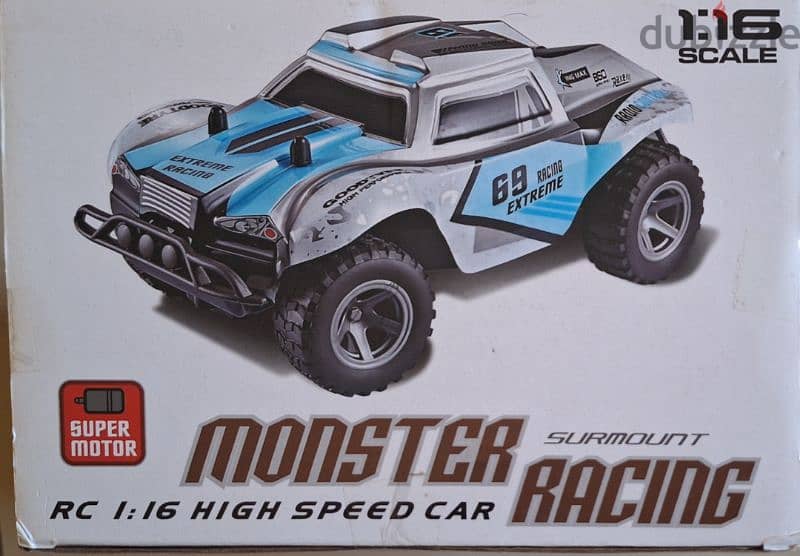 Brand New Blue Monster Truck Remote Control Car – OMR 6 0