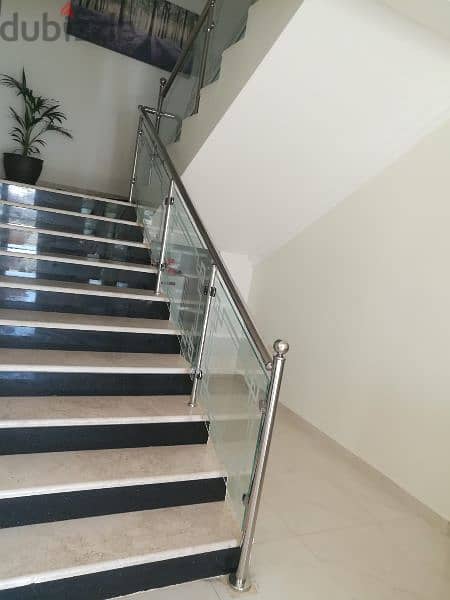 glass railing and stairs 1