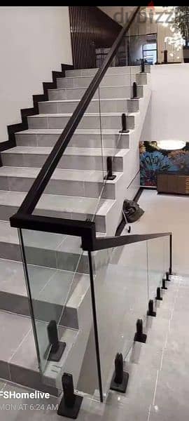 glass railing and stairs 9