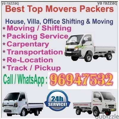 PACKERS AND MOVER 24HOURS TRANSPORT