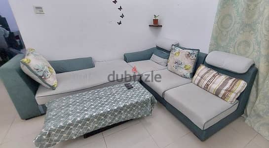 L shaped sofa set