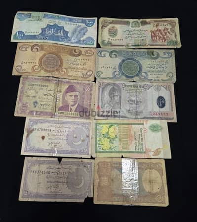 damaged banknotes