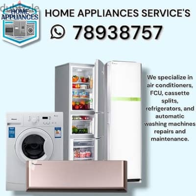 ALL TYPE AC AUTOMATIC WASHING MACHINE AND FRIDGE REPAIRS