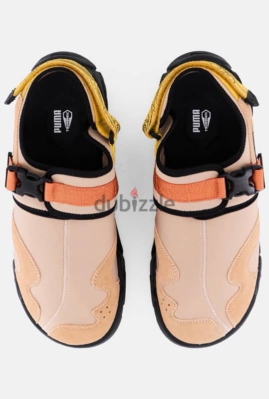 Puma Men TS-01 Retro Velcro Sandal, Dusty Tan Size 44.5 1