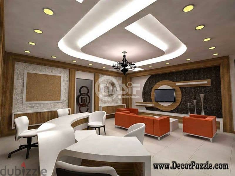 we are doing house decorating decor , gypsum ceiling ,Fallceling, 0