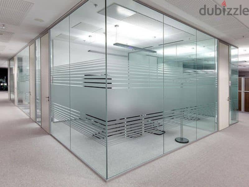 glass partition service and office and house decorating services 1