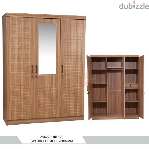 new 3 doors cupboard available. all r not same model and not same 5