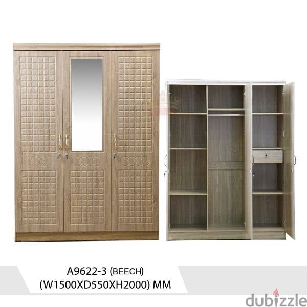 new 3 doors cupboard available. all r not same model and not same 6