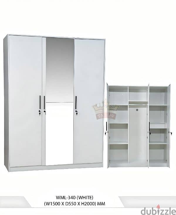 new 3 doors cupboard available. all r not same model and not same 8