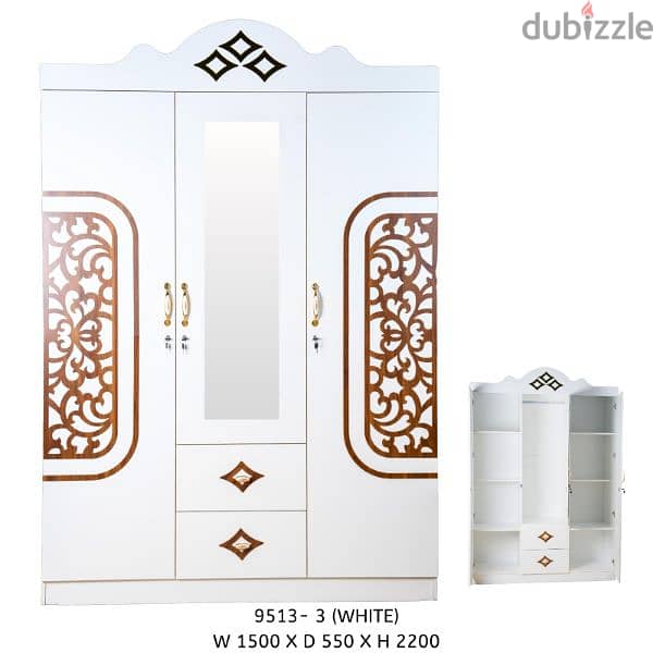 new 3 doors cupboard available. all r not same model and not same 13