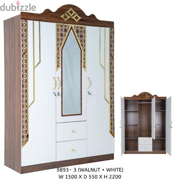 new 3 doors cupboard available. all r not same model and not same 15