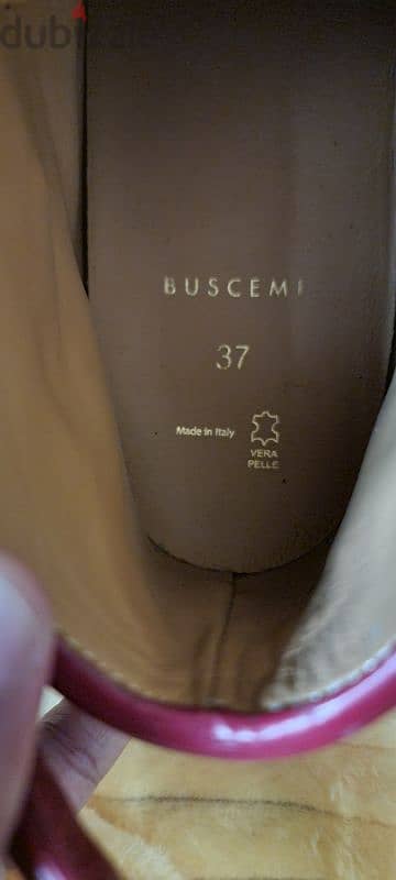 BUSCEMI 37 size italian luxury original shoe 7