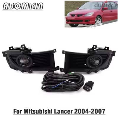 foglamp lancer full kit كشافات طقم كامل جديد