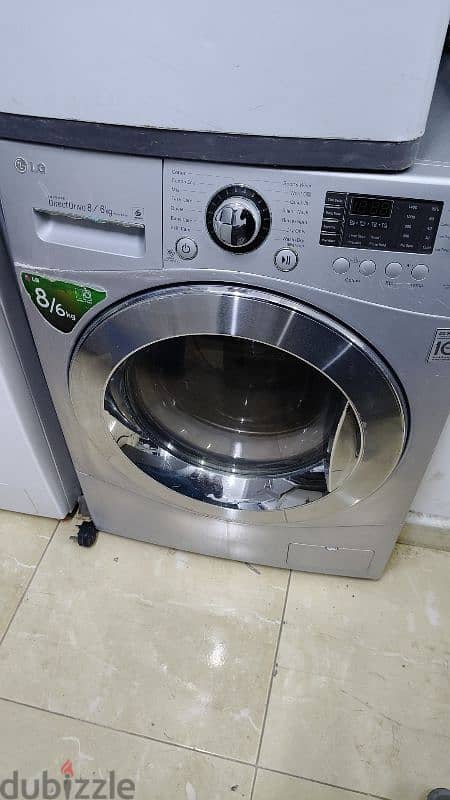 lg 8/6 kg washing machine with dryer 0