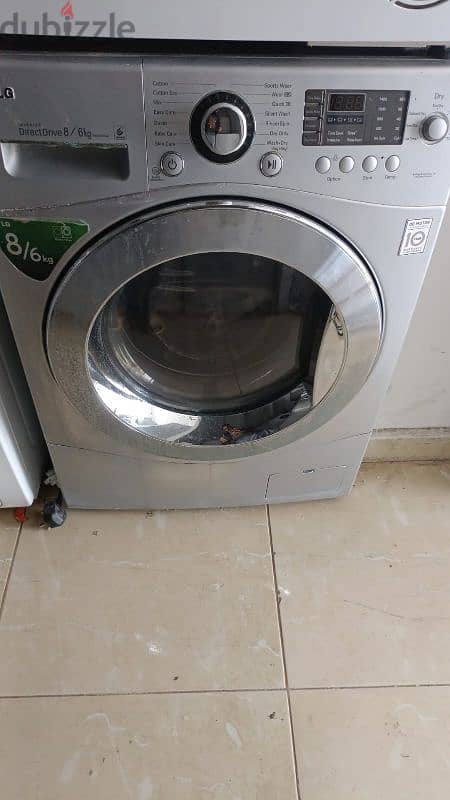 lg 8/6 kg washing machine with dryer 1