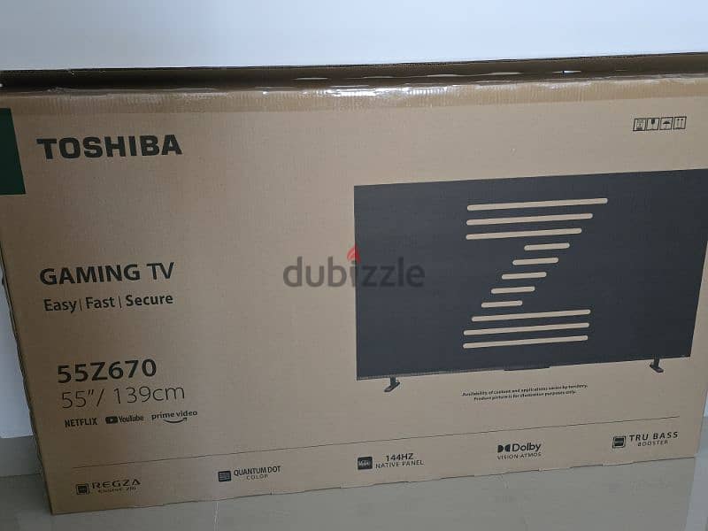 Brand New TOSHIBA QLED Gaming Smart TV 55" Inch 4