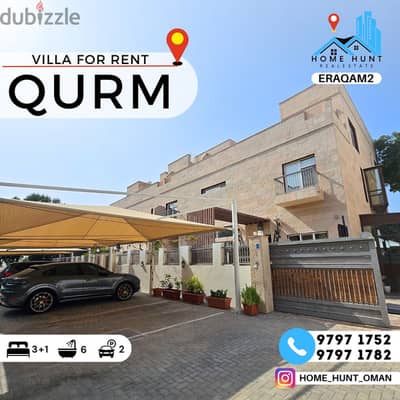 QURUM 29 | WELL MAINTAINED 3+1BR COMPLEX VILLA