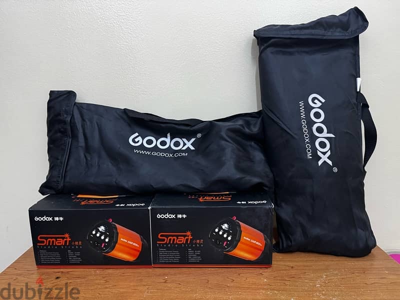 Godox Smart Studio Strobe 250SDI with Softbox – Set of 2 5