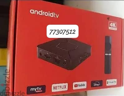 New 4K Tv Box with one year subscrtion.