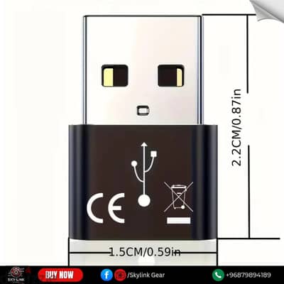 USB-A to Type-C Adapter