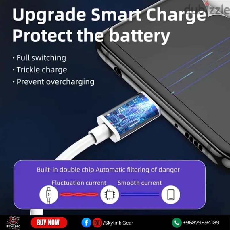 Durable Flat USB Type C Charging Cable 0