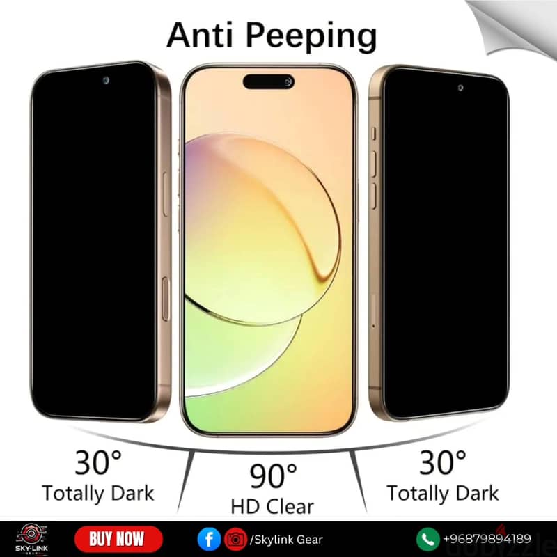 Tempered Glass Privacy Screen Protector for Iphone  7