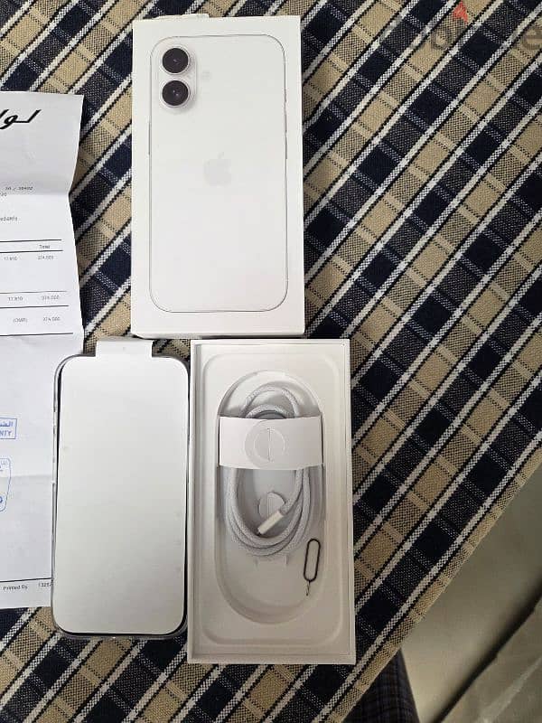 IPHONE-16-256 GB-NEW , PURCHASE DATE :06-03'2025 2