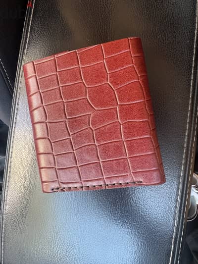 Italian crocodile pure leather wallet