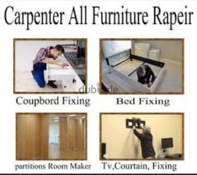 any kind carpentry work and fix furniture all type